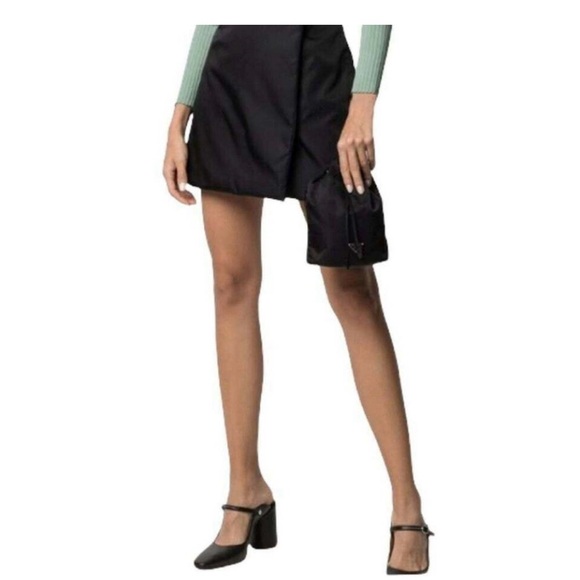 Prada Black (Nero) Vela Tessuto Nylon Drawstring Bucket (Authentic) - New - Picture 9 of 10